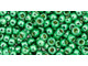TOHO Glass Seed Bead, Size 8, 3mm, Permafinish - Galvanized Spring Green (Tube)