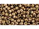 TOHO Glass Seed Bead, Size 8, 3mm, Permafinish - Galvanized Almond (Tube)