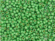 TOHO Glass Seed Bead, Size 8, 3mm, Permafinish - Matte Galvanized Green Apple (Tube)