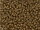 TOHO Glass Seed Bead, Size 8, 3mm, Permafinish - Matte Galvanized Medal Bronze (Tube)