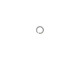 White Plated Jump Ring, Round, 3mm (ounce)