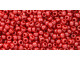 TOHO Glass Seed Bead, Size 11, 2.1mm, Opaque-Lustered Cherry (Tube)