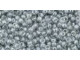 TOHO Glass Seed Bead, Size 11, 2.1mm, Transparent-Lustered Black Diamond (Tube)