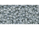 TOHO Glass Seed Bead, Size 11, 2.1mm, Transparent-Lustered Black Diamond (Tube)