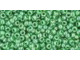 TOHO Glass Seed Bead, Size 11, 2.1mm, Opaque-Lustered Mint Green (Tube)