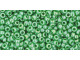 TOHO Glass Seed Bead, Size 11, 2.1mm, Opaque-Lustered Mint Green (Tube)
