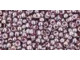 TOHO Glass Seed Bead, Size 11, 2.1mm, Transparent-Lustered Med Amethyst (Tube)