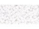 TOHO Glass Seed Bead, Size 11, 2.1mm, Opaque-Lustered White (Tube)