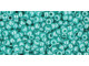 TOHO Glass Seed Bead, Size 11, 2.1mm, Opaque-Lustered Turquoise (Tube)