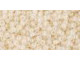 TOHO Glass Seed Bead, Size 11, 2.1mm, Ceylon Lt Ivory (Tube)