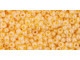 TOHO Glass Seed Bead, Size 11, 2.1mm, Ceylon Peach Cobbler (Tube)