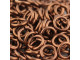 Jump Rings for Chain Maille, Round, Copper, 18ga, 5.6mm OD - Antique Copper Color (ounce)