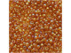 TOHO Glass Seed Bead, Size 11, 2.1mm, Transparent-Rainbow Topaz (Tube)