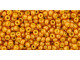 TOHO Glass Seed Bead, Size 11, 2.1mm, Opaque-Lustered Tuscan Orange (Tube)