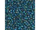 TOHO Glass Seed Bead, Size 11, 2.1mm, Transparent-Rainbow Teal (Tube)