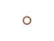 Antiqued Copper Plated Jump Ring, Round, 5mm (ounce)