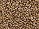 TOHO Glass Seed Bead, Size 11, 2.1mm, Gilded Marble White (Tube)