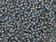 TOHO Glass Seed Bead, Size 11, 2.1mm, Inside-Color Rainbow Gray/Opaque Gray-Lined (Tube)