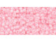 TOHO Glass Seed Bead, Size 11, 2.1mm, Dyed-Rainbow Ballerina Pink (Tube)