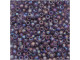 TOHO Glass Seed Bead, Size 11, 2.1mm, Transparent Rainbow Frosted Lt Tanzanite (Tube)