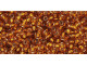TOHO Glass Seed Bead, Size 11, 2.1mm, Silver-Lined Marmalade (Tube)