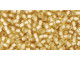 The uniform size and shape of Toho seed beads make them an excellent choice for beadwork and consistently-sized spacers.Toho seed beads are usually colorfast; however, galvanized and silver-lined  beads may fade over time. Protect them from bleach, excessive friction and direct sunlight to keep them looking like new. Seed Bead Facts What are seed beads? Popular, tiny glass beads commonly used for weaving and embellishment.How are they made? Glass is pulled or drawn using a hollow tube, and then   the glass is cut in small pieces. They are sometimes reheated to round   the ends.What's that funny little zero? That zero refers to   the number of aughts, which is a unit used to indicate the size of   small beads. The scale is inverted, so larger numbers of aughts   correspond to smaller beads (i.e. the bigger the number, the smaller   the bead). Size 11 would be 00000000000, but since that takes up too much   room, it is abbreviated to 110.  See Related Products links (below) for similar items and additional jewelry-making supplies that are often used with this item. 