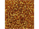 TOHO Glass Seed Bead, Size 11, 2.1mm, Silver-Lined Topaz (Tube)