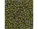 TOHO Glass Seed Bead, Size 11, 2.1mm, Semi Glazed Rainbow - Olive (Tube)