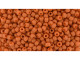 TOHO Glass Seed Bead, Size 11, 2.1mm, Semi Glazed - Orange (Tube)