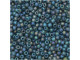 TOHO Glass Seed Bead, Size 11, 2.1mm, Semi Glazed Rainbow - Blue Turquoise (Tube)