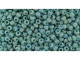 TOHO Glass Seed Bead, Size 11, 2.1mm, Semi Glazed Rainbow - Turquoise (Tube)