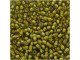 TOHO Glass Seed Bead, Size 11, 2.1mm, Inside-Color Luster Black Diamond/Opaque Yellow-Lined (Tube)