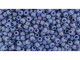 TOHO Glass Seed Bead, Size 11, 2.1mm, Semi Glazed Rainbow - Soft Blue (Tube)