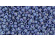 TOHO Glass Seed Bead, Size 11, 2.1mm, Semi Glazed Rainbow - Soft Blue (Tube)