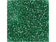 TOHO Glass Seed Bead, Size 11, 2.1mm, Silver-Lined Dk Peridot (Tube)