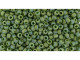 TOHO Glass Seed Bead, Size 11, 2.1mm, Semi Glazed Rainbow - Clover (Tube)