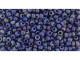 TOHO Glass Seed Bead, Size 11, 2.1mm, Semi Glazed Rainbow - Navy Blue (Tube)