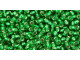 The uniform size and shape of Toho seed beads make them an excellent choice for beadwork and consistently-sized spacers.Toho seed beads are usually colorfast; however, galvanized and silver-lined  beads may fade over time. Protect them from bleach, excessive friction and direct sunlight to keep them looking like new. Seed Bead Facts What are seed beads? Popular, tiny glass beads commonly used for weaving and embellishment.How are they made? Glass is pulled or drawn using a hollow tube, and then   the glass is cut in small pieces. They are sometimes reheated to round   the ends.What's that funny little zero? That zero refers to   the number of aughts, which is a unit used to indicate the size of   small beads. The scale is inverted, so larger numbers of aughts   correspond to smaller beads (i.e. the bigger the number, the smaller   the bead). Size 11 would be 00000000000, but since that takes up too much   room, it is abbreviated to 110.  See Related Products links (below) for similar items and additional jewelry-making supplies that are often used with this item. 