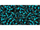 The uniform size and shape of Toho seed beads make them an excellent choice for beadwork and consistently-sized spacers.Toho seed beads are usually colorfast; however, galvanized and silver-lined  beads may fade over time. Protect them from bleach, excessive friction and direct sunlight to keep them looking like new. Seed Bead Facts What are seed beads? Popular, tiny glass beads commonly used for weaving and embellishment.How are they made? Glass is pulled or drawn using a hollow tube, and then   the glass is cut in small pieces. They are sometimes reheated to round   the ends.What's that funny little zero? That zero refers to   the number of aughts, which is a unit used to indicate the size of   small beads. The scale is inverted, so larger numbers of aughts   correspond to smaller beads (i.e. the bigger the number, the smaller   the bead). Size 11 would be 00000000000, but since that takes up too much   room, it is abbreviated to 110.  See Related Products links (below) for similar items and additional jewelry-making supplies that are often used with this item. 