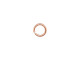 Copper Plated Jump Ring, Round, 5mm (Pack)