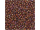 TOHO Glass Seed Bead, Size 11, 2.1mm, Semi Glazed Rainbow - Burnt Orange (Tube)