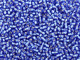 TOHO Glass Seed Bead, Size 11, 2.1mm, Silver-Lined Frosted Sapphire (Tube)
