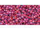 TOHO Glass Seed Bead, Size 11, 2.1mm, Inside-Color Lt Sapphire/Hyacinth-Lined (Tube)