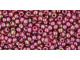 TOHO Glass Seed Bead, Size 11, 2.1mm, Gold-Lustered Wild Berry (Tube)