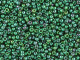 TOHO Glass Seed Bead, Size 11, 2.1mm, Gold-Lustered Emerald (Tube)