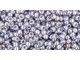 TOHO Glass Seed Bead, Size 11, 2.1mm, Gold-Lustered Pale Wisteria (Tube)