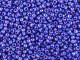 TOHO Glass Seed Bead, Size 11, 2.1mm, Opaque-Rainbow Navy Blue (Tube)