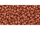 TOHO Glass Seed Bead, Size 11, 2.1mm, Opaque Terra Cotta (Tube)