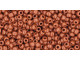 TOHO Glass Seed Bead, Size 11, 2.1mm, Opaque Terra Cotta (Tube)