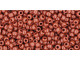 TOHO Glass Seed Bead, Size 11, 2.1mm, Opaque Terra Cotta (Tube)